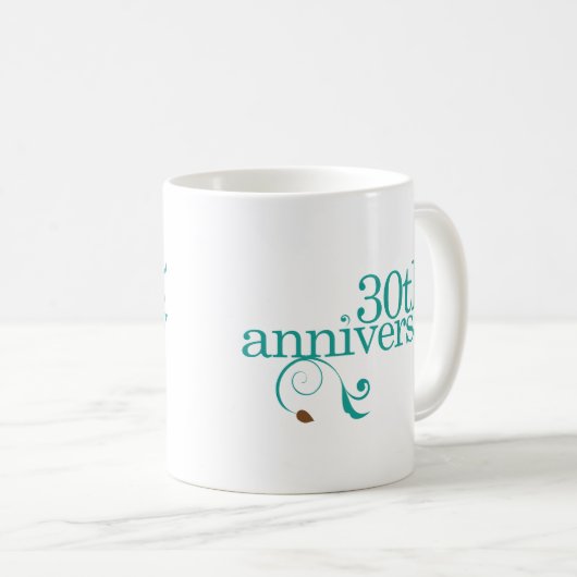 第30記念日 コーヒーマグカップ (正面右)