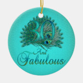 第30誕生日のオーナメント セラミックオーナメント (正面)