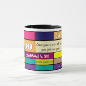 第30誕生日のマグ マグカップ (中央)