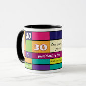 第30誕生日のマグ マグカップ (正面左)