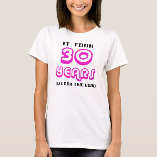 第30誕生日のワイシャツ Tシャツ (正面)