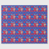 第30誕生日の写真のおもしろいの紫系統のギフト用包装紙 ラッピングペーパー (フラット)