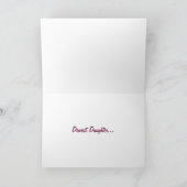 第30誕生日の娘 カード (内部)