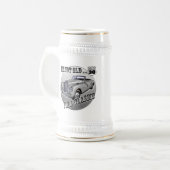 第30誕生日のTシャツおよびギフト ビールジョッキ (正面左)