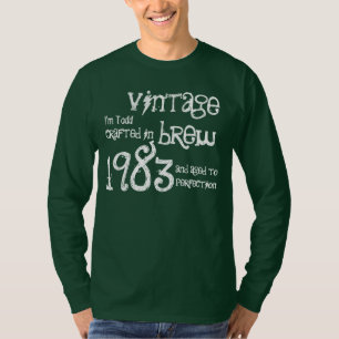 第30誕生日プレゼントの1983年のヴィンテージの醸造物 Tシャツ