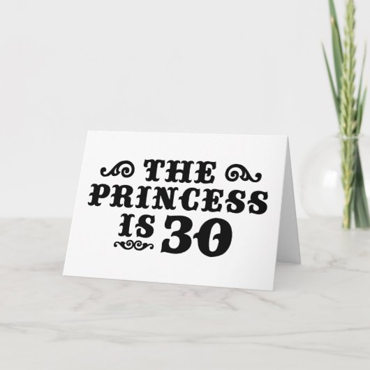 第30誕生日 カード (正面)