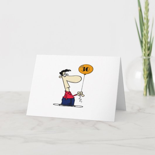第30誕生日 カード (正面)