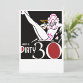 第30誕生日-汚れた30招待状 招待状 (スタンド正面)