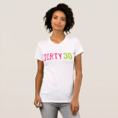 第30誕生日-汚れた30 Tシャツ (正面フル)