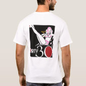 第30誕生日-汚れた30 Tシャツ (裏面)