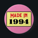第31回バースデー生まれターパーティー1994 31ピン 缶バッジ<br><div class="desc">これは誕生日ピンバッジスタイリッシュのための本当に素敵なデザインである。</div>
