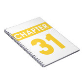 第31誕生日ギフト第31章ハッピー日おもしろいID ノートブック (右側)