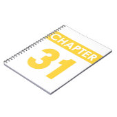 第31誕生日ギフト第31章ハッピー日おもしろいID ノートブック (左側)