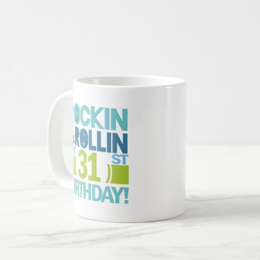 第31誕生日プレゼントのアイディア コーヒーマグカップ (正面左)