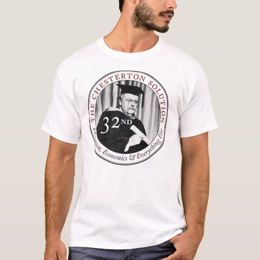 第32回チェスタートン・カンファレンスTシャツ Tシャツ (正面)