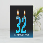 第32回バースデーパーティー招待状 招待状 (スタンド正面)