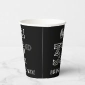 第32回バースデーパーティー：アールデコスタイル+名前をカスタムする 紙コップ (右)