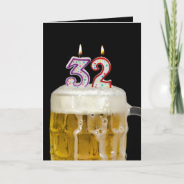 第32回誕生日ビアオンブラック カード