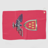 第32次防空コマンドイーグル ゴルフタオル (横)