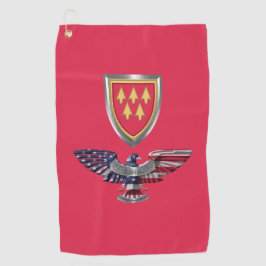 第32次防空コマンドイーグル ゴルフタオル