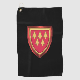 第32次防空コマンドカスタマイズパッチ ゴルフタオル