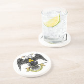 第32程度のスコットランドの儀式の黒のワシ コースター (側面)