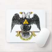 第32程度のスコットランドの儀式の黒のワシ マウスパッド (マウス)