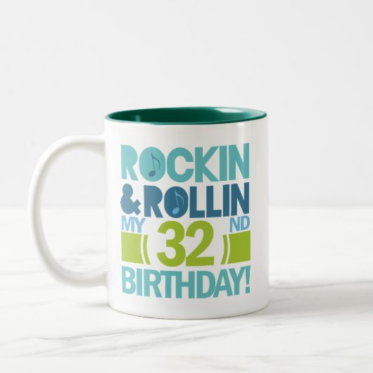 第32誕生日プレゼントのアイディア ツートーンマグカップ (左)