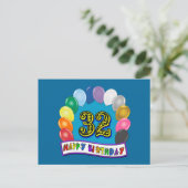 第32誕生日風船ギフト ポストカード (スタンド正面)