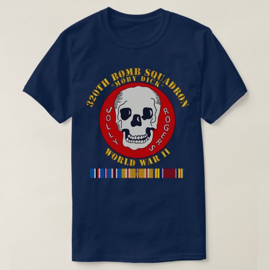 第320回爆弾隊WWII（PAC SVC付き） Tシャツ (デザイン正面)