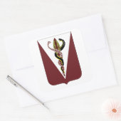 第325旅団支援大隊 スクエアシール (封筒)