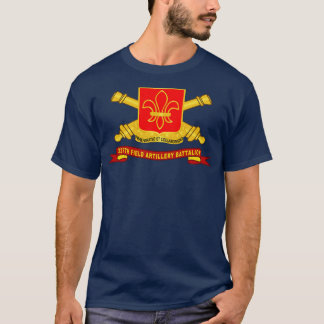 第327回野砲兵大隊DUI、Brリボン付き Tシャツ
