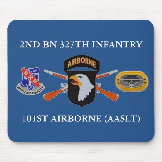 第327歩兵第101空挺第マウスパッド マウスパッド (正面)
