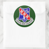 第327歩兵連隊（空挺連隊） DUI ラウンドシール (バッグ)