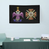 第33度メイスン 横断幕 (トレードショー)