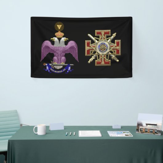 第33度メイスン 横断幕 (トレードショー)