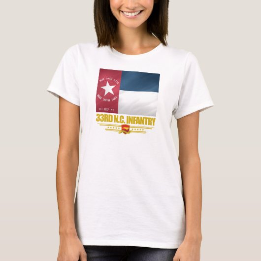 第33期ノースカロライナ歩兵 Tシャツ (正面)