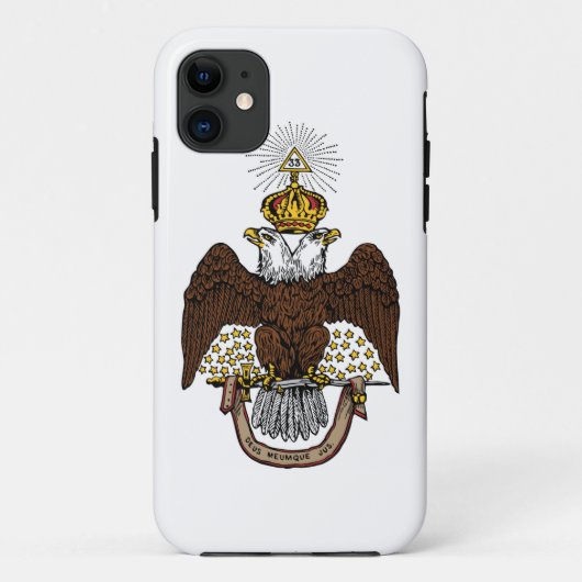第33程度のスコットランドの儀式のブラウンのワシ Case-Mate iPhoneケース (裏面)