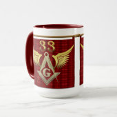 第33程度のフリーメーソン会員 マグカップ (正面左)