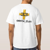 第33組はtたわごとを個人化します tシャツ (裏面)