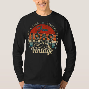 第33誕生日ヴィンテージ1989年6月1種 Tシャツ