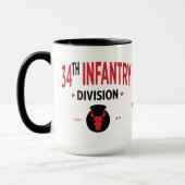 第34歩兵師団カスタマイズ可能 マグカップ (左)