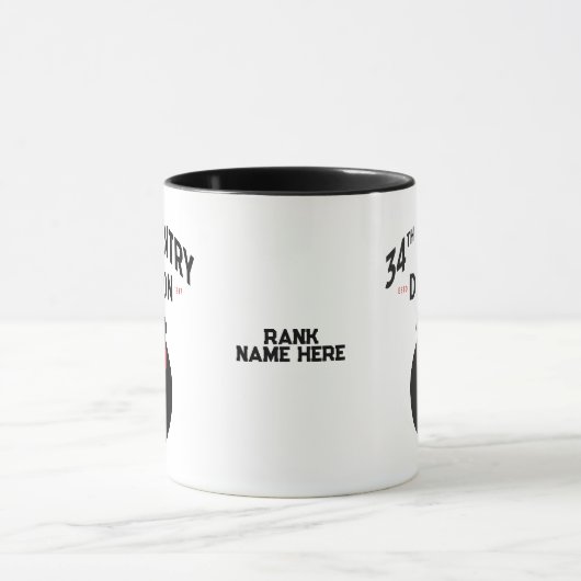 第34歩兵師団 マグカップ (中央)