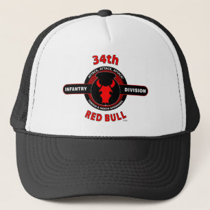 第34歩兵部隊"赤いBULL " キャップ