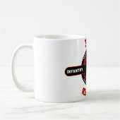 第34歩兵部隊"赤いBULL " コーヒーマグカップ (左)