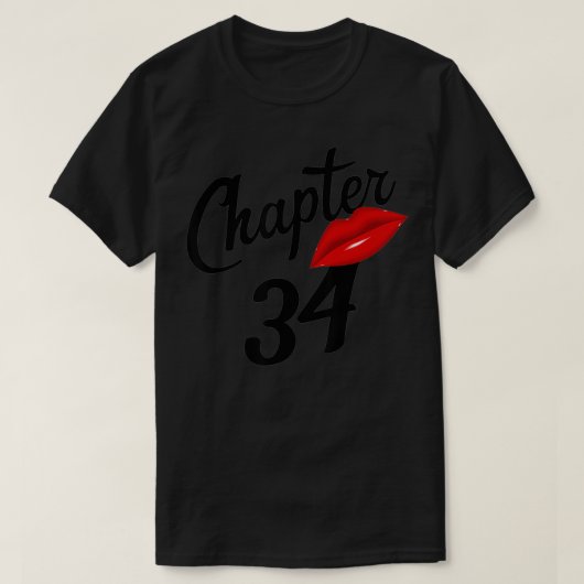 第34章唇の愛1987年生まれ第34章 Tシャツ (デザイン正面)