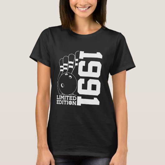 第34誕生日ボーリング限定版1991 Tシャツ (正面)