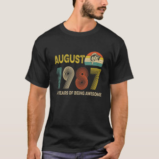 第34誕生日威厳があるギフト1987 34年 Tシャツ