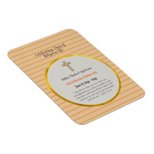 第35回コーディネーションアニバーサファイヤ金ゴールド マグネット (右側)