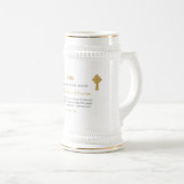第35回叙事記念日パーソナライズされた聖なる書物、 経典 ビールジョッキ (正面右)
